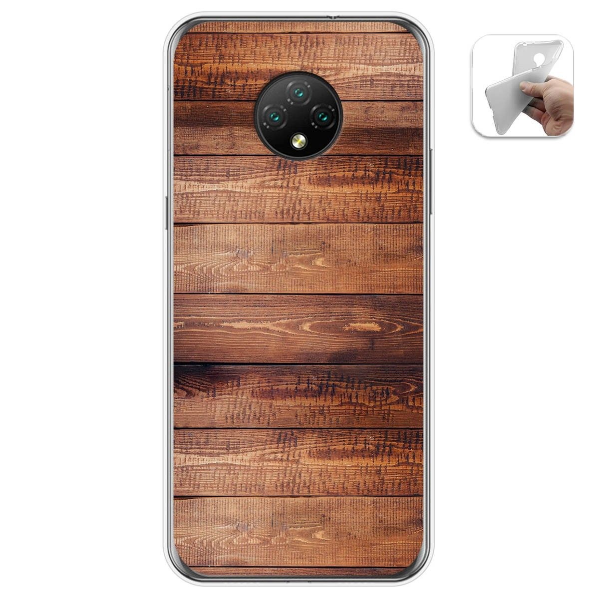 Funda Gel Tpu para Doogee X95 diseño Madera 02 Dibujos