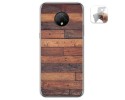 Funda Gel Tpu para Doogee X95 diseño Madera 03 Dibujos