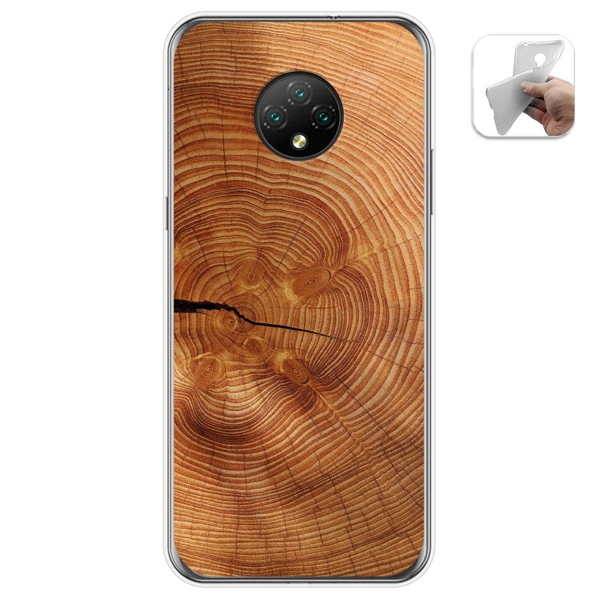 Funda Gel Tpu para Doogee X95 diseño Madera 04 Dibujos