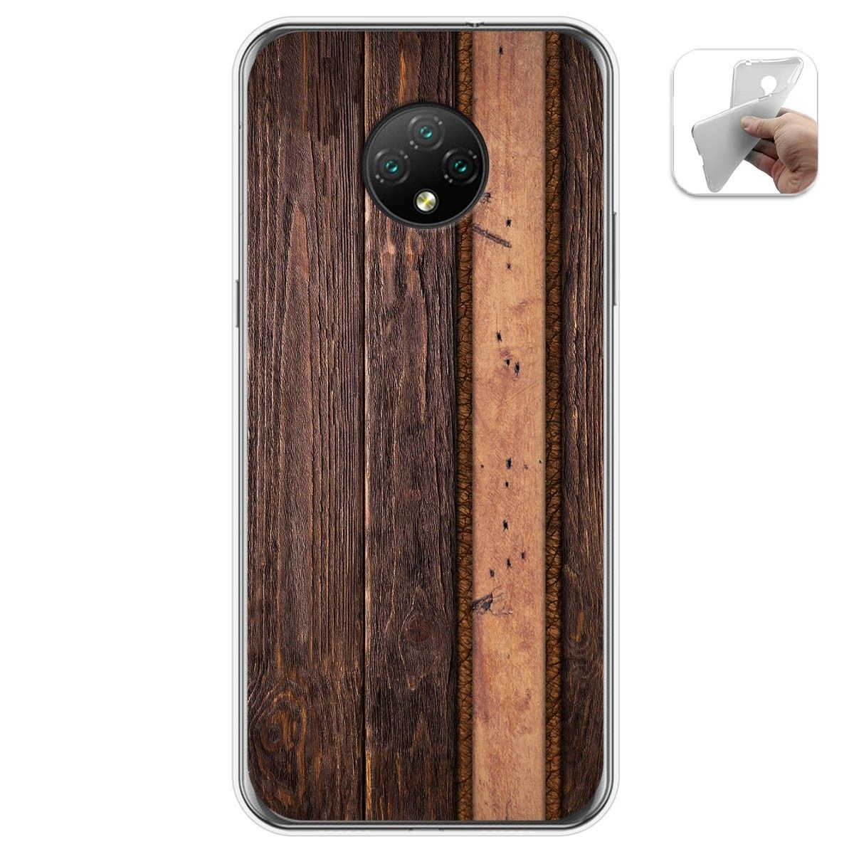 Funda Gel Tpu para Doogee X95 diseño Madera 05 Dibujos