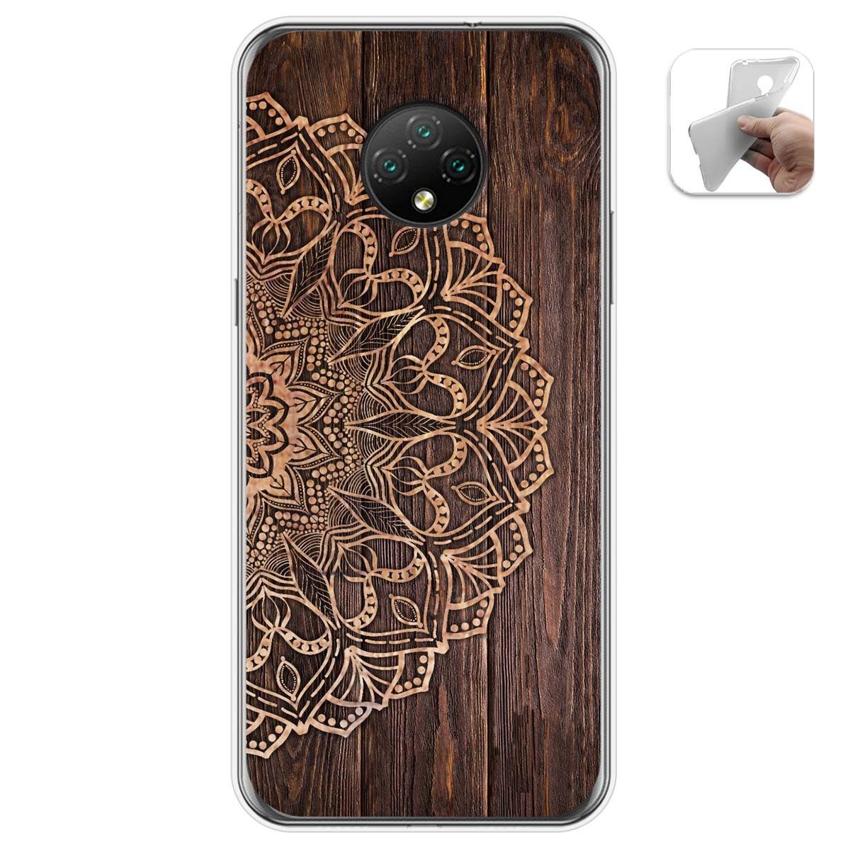 Funda Gel Tpu para Doogee X95 diseño Madera 06 Dibujos