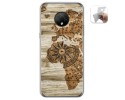 Funda Gel Tpu para Doogee X95 diseño Madera 07 Dibujos