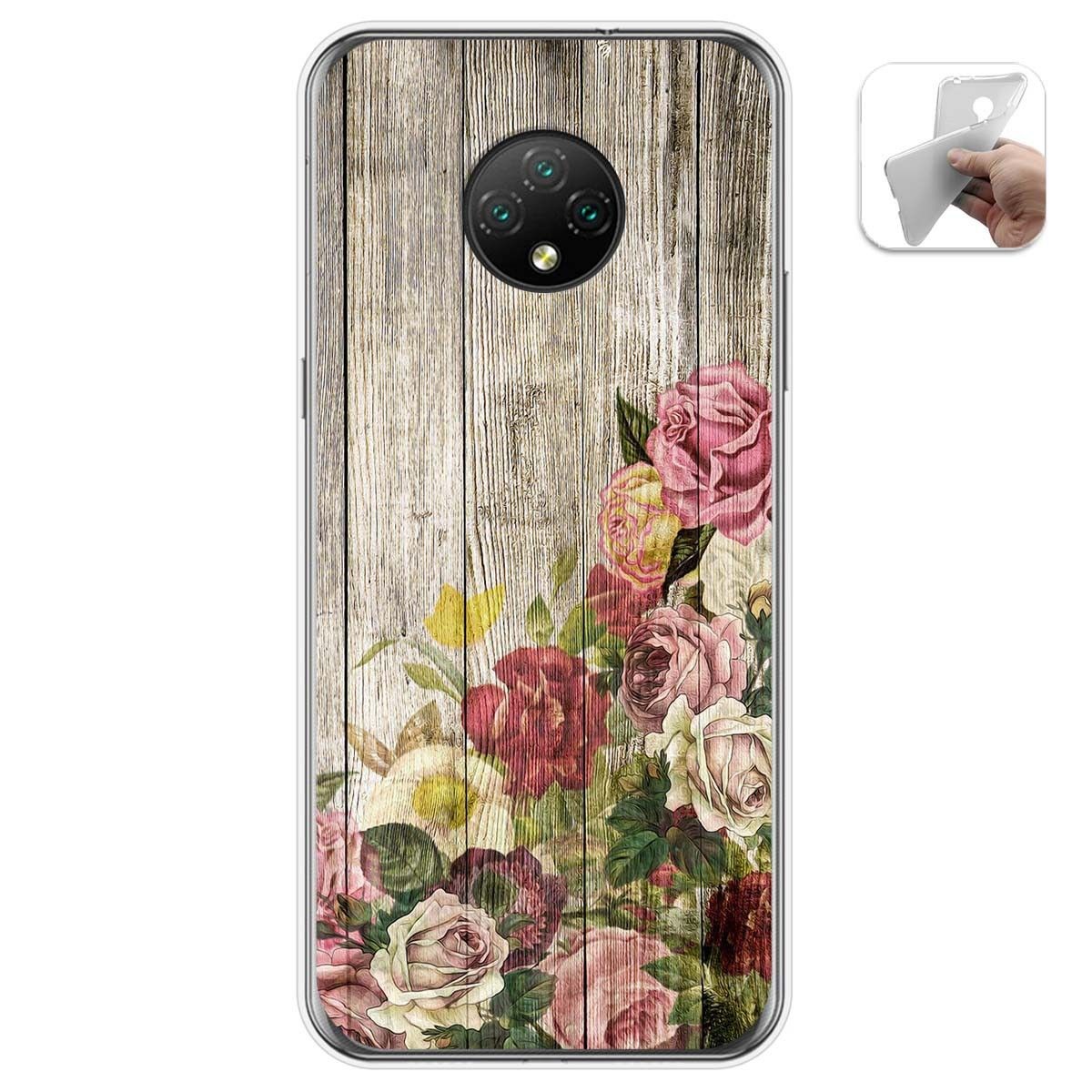 Funda Gel Tpu para Doogee X95 diseño Madera 08 Dibujos