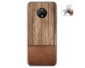 Funda Gel Tpu para Doogee X95 diseño Madera 09 Dibujos