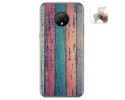 Funda Gel Tpu para Doogee X95 diseño Madera 10 Dibujos