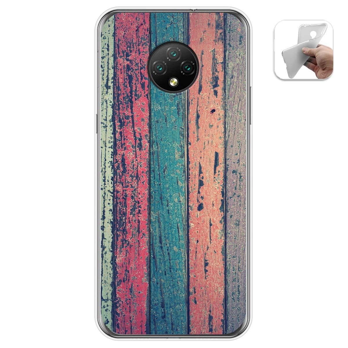 Funda Gel Tpu para Doogee X95 diseño Madera 10 Dibujos