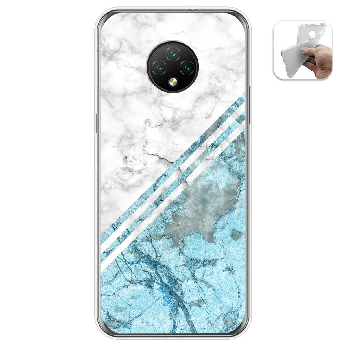 Funda Gel Tpu para Doogee X95 diseño Mármol 02 Dibujos