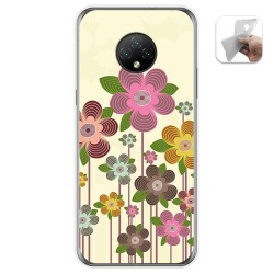 Funda Gel Tpu para Doogee X95 diseño Primavera En Flor Dibujos