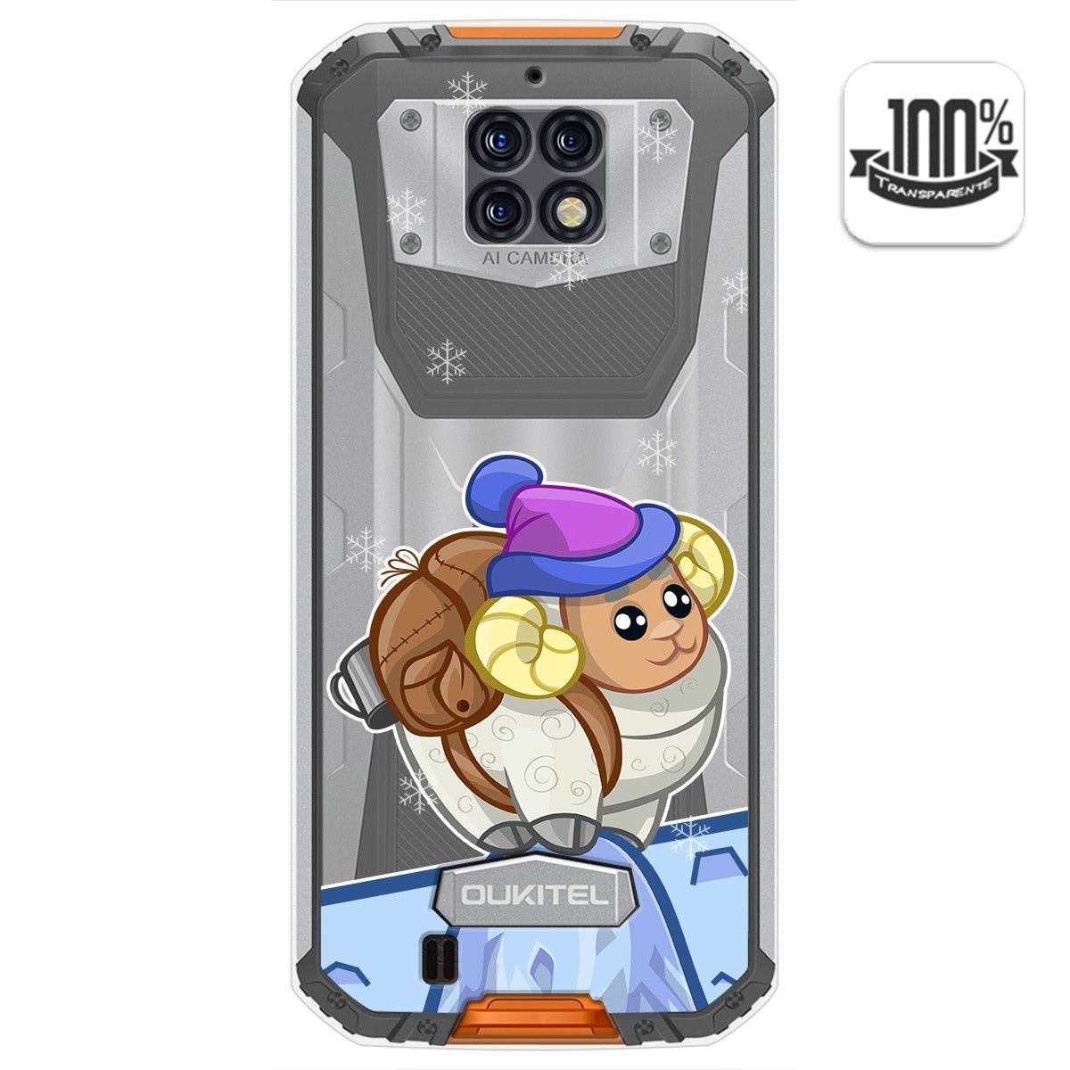 Funda Gel Transparente para Oukitel Wp6 diseño Cabra Dibujos