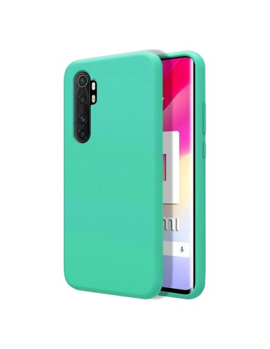 Funda Silicona Líquida Ultra Suave para Xiaomi Mi Note 10 Lite color Verde