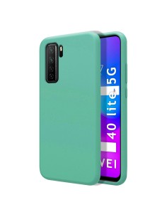 Funda Silicona Líquida Ultra Suave para Huawei P40 Lite 5G color Verde