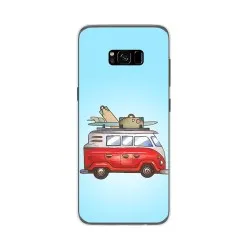 Funda Gel Tpu para Samsung Galaxy S8 Plus Diseño Furgoneta Dibujos