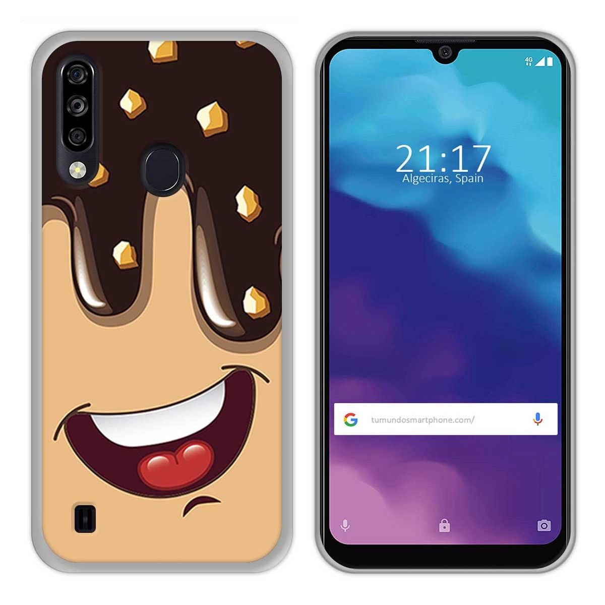 Funda Gel Tpu para ZTE Blade A7 2020 diseño Helado Chocolate Dibujos