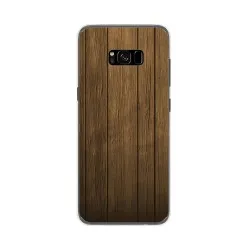 Funda Gel Tpu para Samsung Galaxy S8 Plus Diseño Madera Dibujos