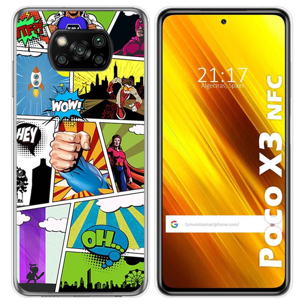 Funda móvil - Xiaomi POCO X3 NFC / X3 Pro TUMUNDOSMARTPHONE, Xiaomi, Xiaomi POCO  X3 NFC / X3 Pro, Multicolor