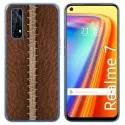 Funda Gel Tpu para Realme 7 diseño Cuero 01 Dibujos