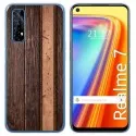 Funda Gel Tpu para Realme 7 diseño Madera 05 Dibujos