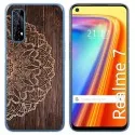 Funda Gel Tpu para Realme 7 diseño Madera 06 Dibujos