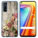 Funda Gel Tpu para Realme 7 diseño Madera 08 Dibujos