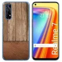 Funda Gel Tpu para Realme 7 diseño Madera 09 Dibujos