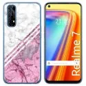 Funda Gel Tpu para Realme 7 diseño Mármol 03 Dibujos