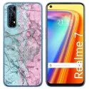 Funda Gel Tpu para Realme 7 diseño Mármol 08 Dibujos