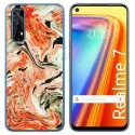 Funda Gel Tpu para Realme 7 diseño Mármol 12 Dibujos