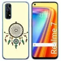 Funda Gel Tpu para Realme 7 diseño Atrapasueños Dibujos