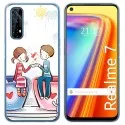 Funda Gel Tpu para Realme 7 diseño Café Dibujos