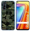 Funda Gel Tpu para Realme 7 diseño Camuflaje Dibujos