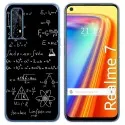 Funda Gel Tpu para Realme 7 diseño Formulas Dibujos