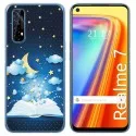 Funda Gel Tpu para Realme 7 diseño Libro Cuentos Dibujos