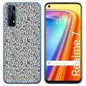 Funda Gel Tpu para Realme 7 diseño Letras Dibujos