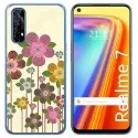 Funda Gel Tpu para Realme 7 diseño Primavera En Flor Dibujos