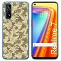 Funda Gel Tpu para Realme 7 diseño Sand Camuflaje Dibujos