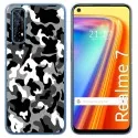 Funda Gel Tpu para Realme 7 diseño Snow Camuflaje Dibujos