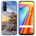 Funda Gel Tpu para Realme 7 diseño Sunset Dibujos