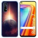 Funda Gel Tpu para Realme 7 diseño Tierra Dibujos