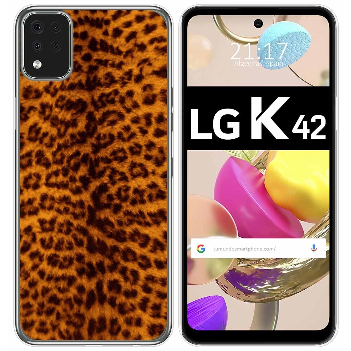 Funda Gel Tpu para LG K42 diseño Animal 03 Dibujos