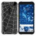 Funda Gel Transparente para Ulefone Armor X8 diseño Araña Dibujos