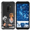 Funda Gel Transparente para Ulefone Armor X8 diseño Avestruz Dibujos