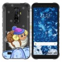 Funda Gel Transparente para Ulefone Armor X8 diseño Cabra Dibujos