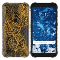 Funda Gel Transparente para Ulefone Armor X8 diseño Hojas Dibujos