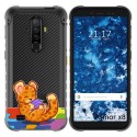 Funda Gel Transparente para Ulefone Armor X8 diseño Leopardo Dibujos