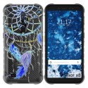 Funda Gel Transparente para Ulefone Armor X8 diseño Plumas Dibujos