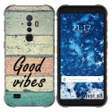 Funda Gel Tpu para Ulefone Armor X8 diseño Madera 01 Dibujos