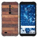 Funda Gel Tpu para Ulefone Armor X8 diseño Madera 03 Dibujos