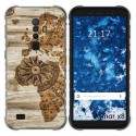 Funda Gel Tpu para Ulefone Armor X8 diseño Madera 07 Dibujos