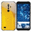 Funda Gel Tpu para Ulefone Armor X8 diseño Cerveza Dibujos