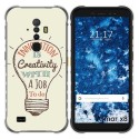 Funda Gel Tpu para Ulefone Armor X8 diseño Creativity Dibujos